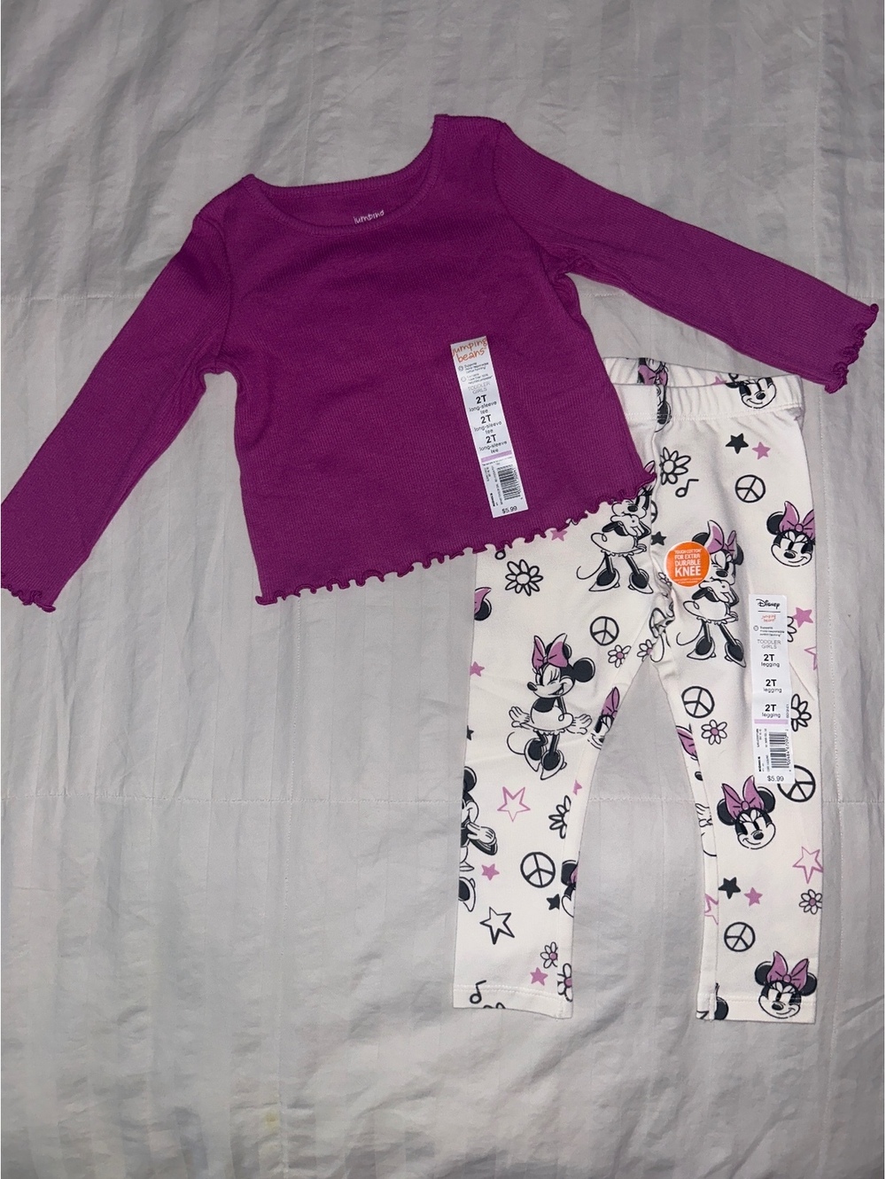 Toddler Girl Minnie Mouse Outfit Sz 2T NWT